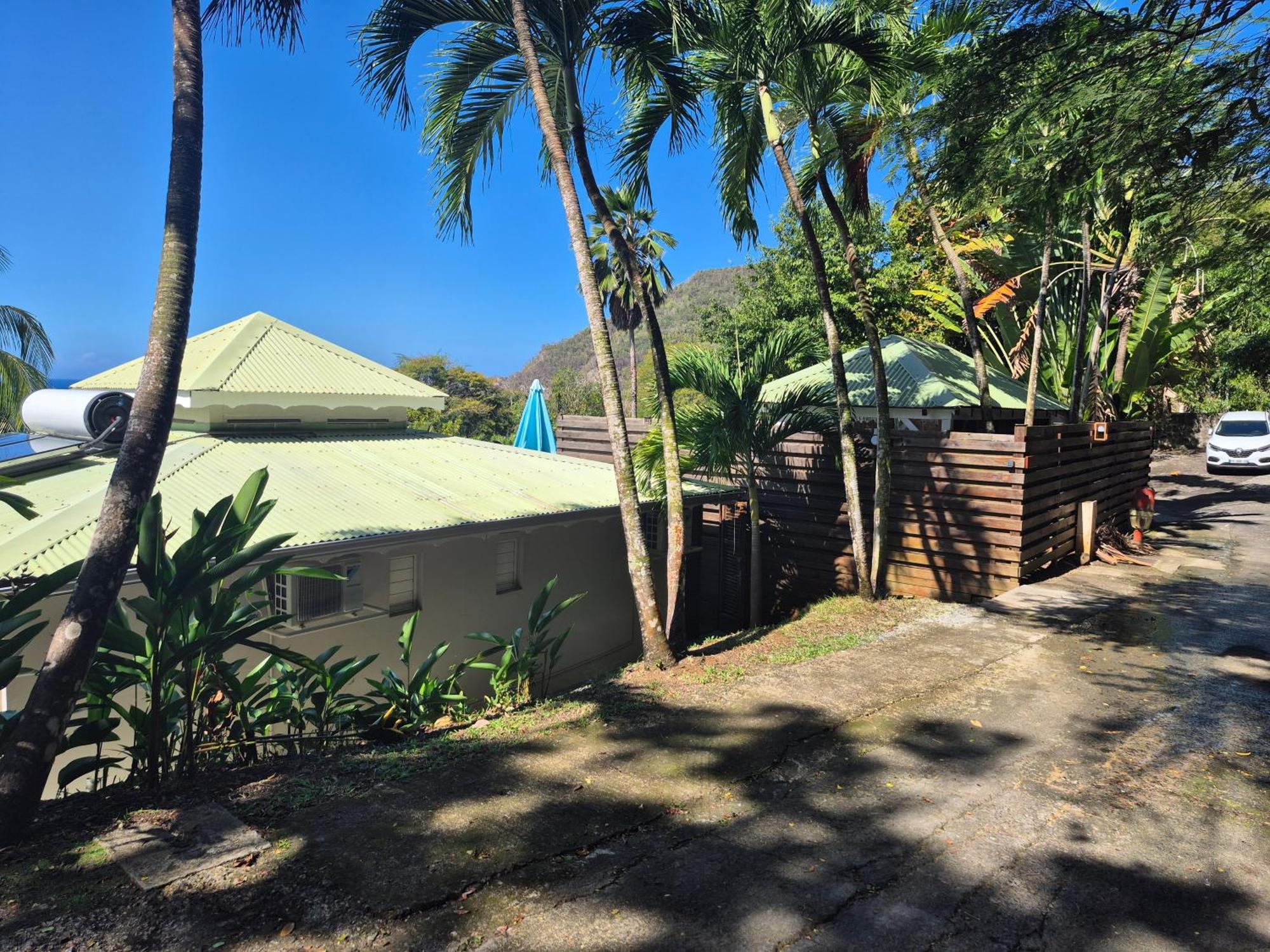 Villa Cannelle, Piscine, Vue Mer Deshaies Extérieur photo
