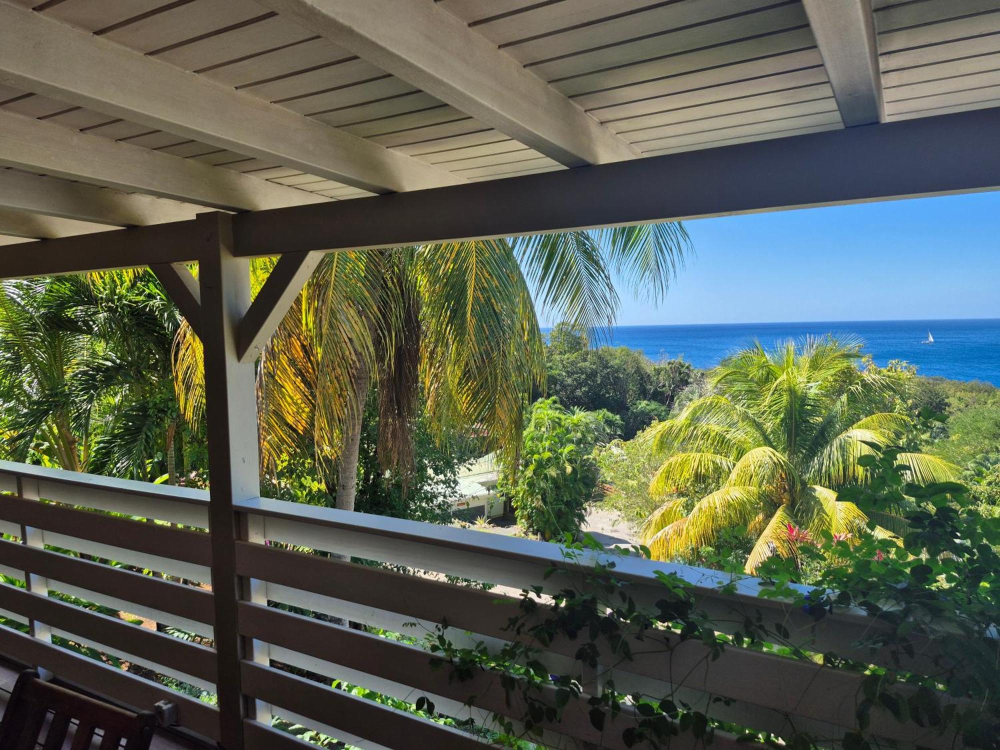 Villa Cannelle, Piscine, Vue Mer Deshaies Extérieur photo