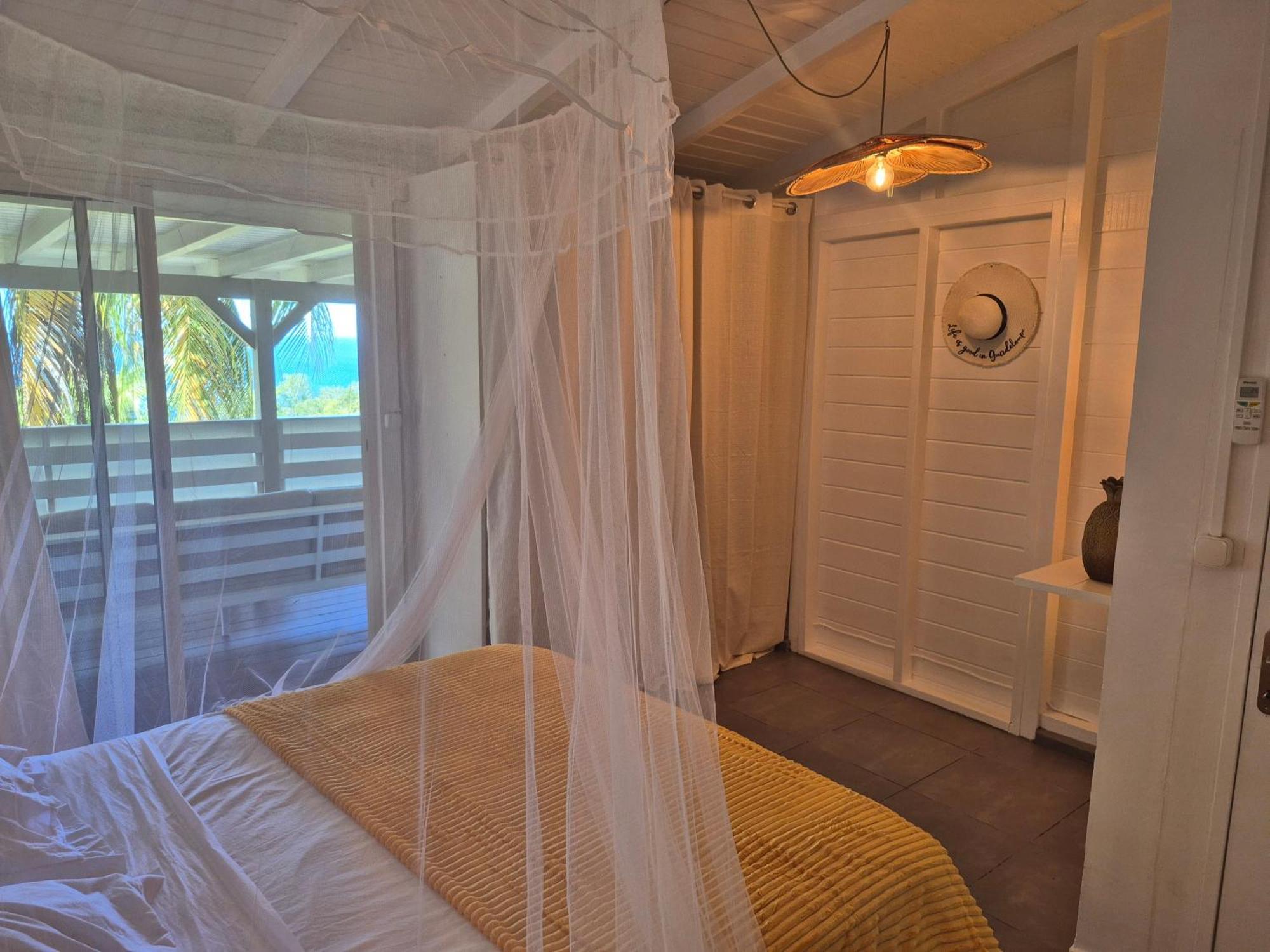 Villa Cannelle, Piscine, Vue Mer Deshaies Extérieur photo