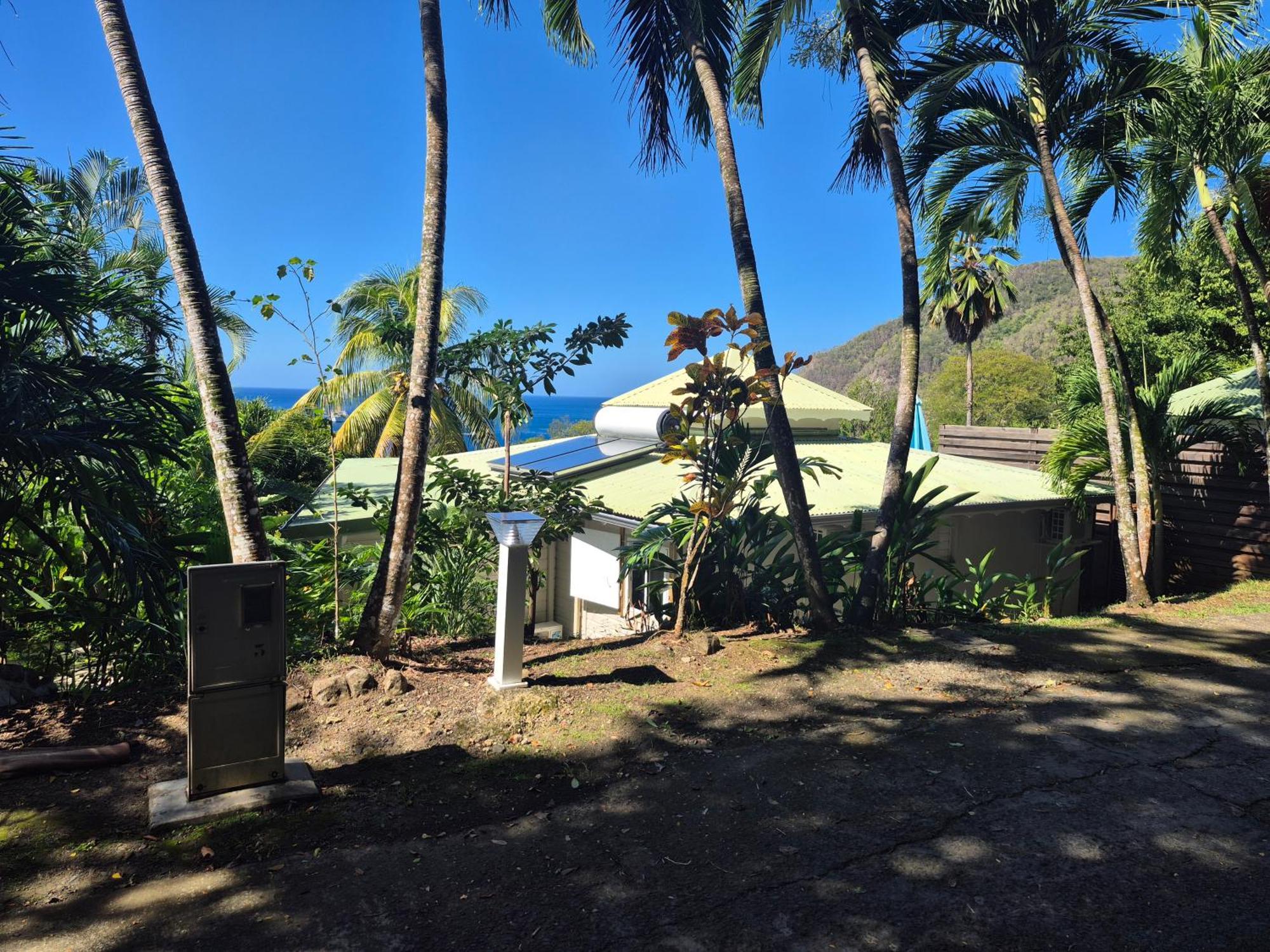 Villa Cannelle, Piscine, Vue Mer Deshaies Extérieur photo