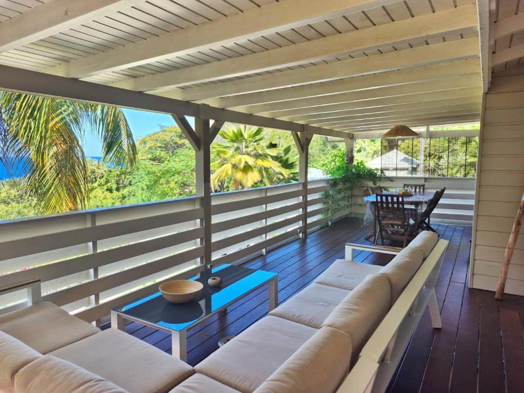 Villa Cannelle, Piscine, Vue Mer Deshaies Extérieur photo